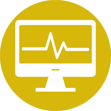 Lcd simgesi soyut arkaplanda izole edildi