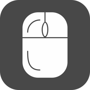 Fare simgesi soyut arkaplanda izole edildi