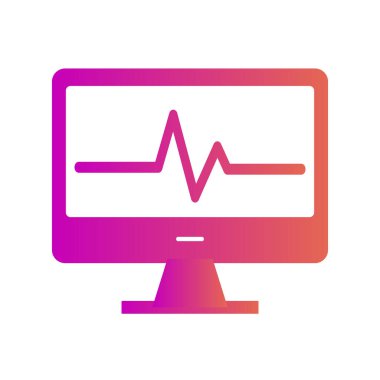 Lcd simgesi soyut arkaplanda izole edildi