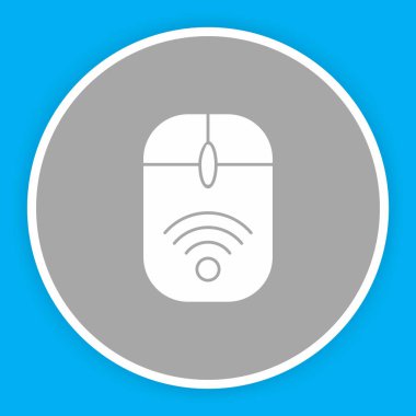 soyut arkaplanda kablosuz simge izole edildi