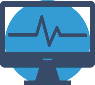 Lcd simgesi soyut arkaplanda izole edildi