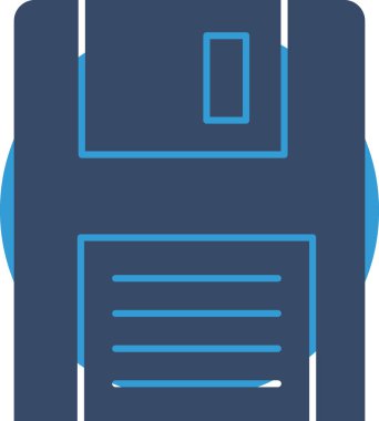 Soyut arkaplanda izole edilmiş disket simgesi