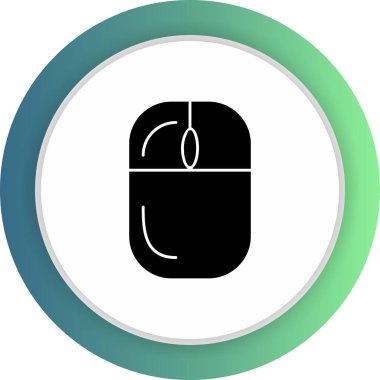 Fare simgesi soyut arkaplanda izole edildi