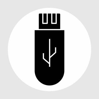 usb simgesi soyut arkaplanda izole edildi