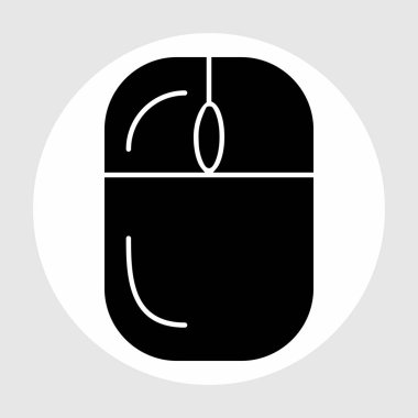 Fare simgesi soyut arkaplanda izole edildi