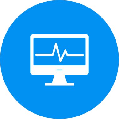 Lcd simgesi soyut arkaplanda izole edildi