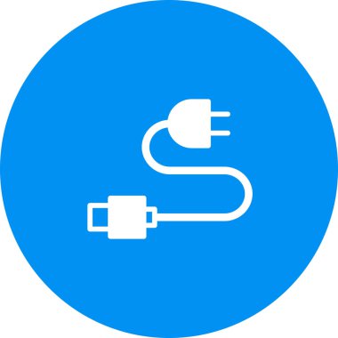 Soyut arkaplanda kablo simgesi yükleniyor