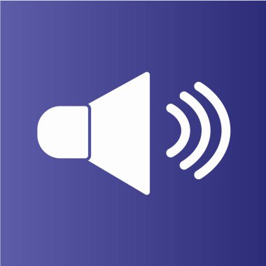 hoparlör simgesi vektör çizim 