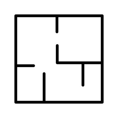  Soyut arkaplanda plan simgesi izole edildi