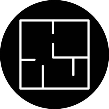  Soyut arkaplanda plan simgesi izole edildi