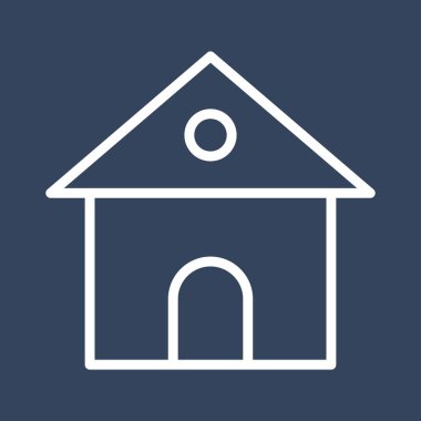 Soyut arkaplanda ev simgesi izole edildi