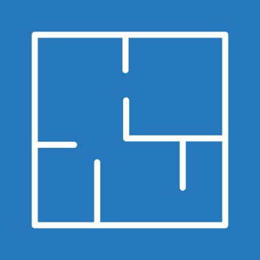  Soyut arkaplanda plan simgesi izole edildi