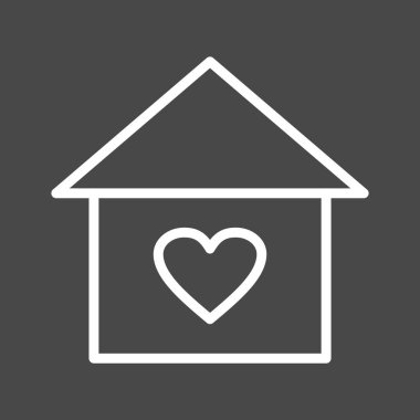 Soyut arkaplanda izole edilmiş favori simge 