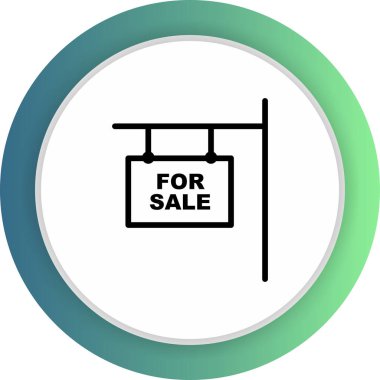 Kiralama simgesi soyut arkaplanda izole edildi