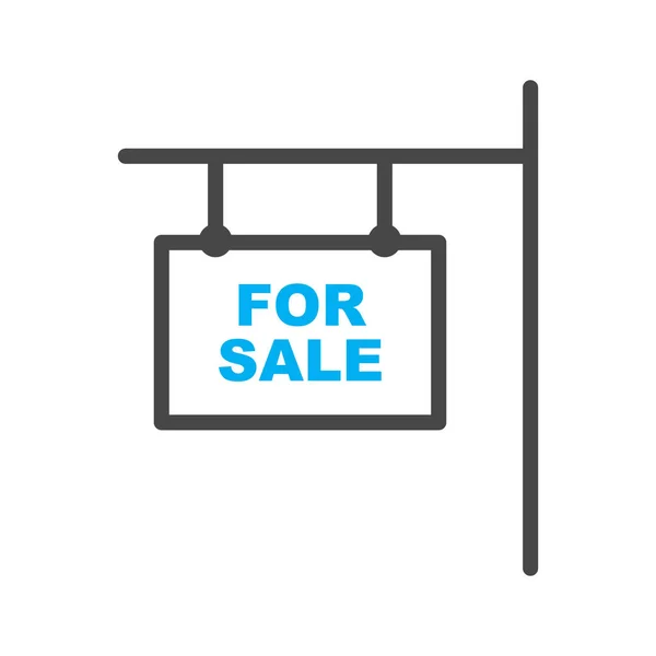 Ícone de venda isolado em fundo abstrato —  Vetores de Stock