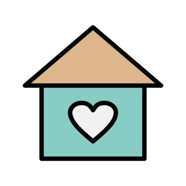 Soyut arkaplanda izole edilmiş favori simge 