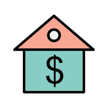 Kredi simgesi soyut arkaplanda izole edildi 