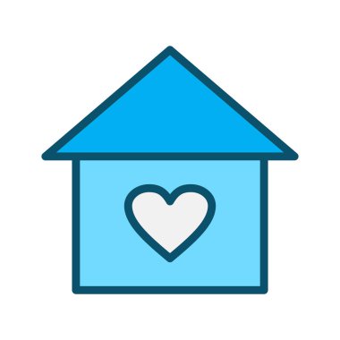 Soyut arkaplanda izole edilmiş favori simge 