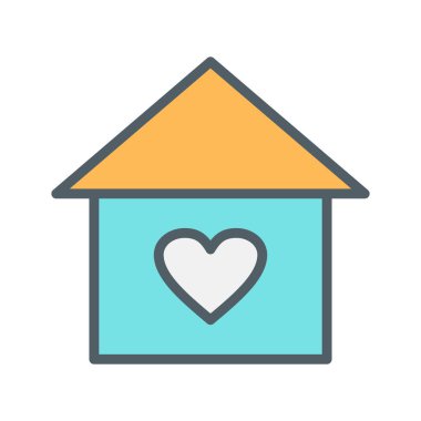 Soyut arkaplanda izole edilmiş favori simge 