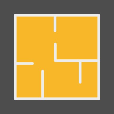  Soyut arkaplanda plan simgesi izole edildi