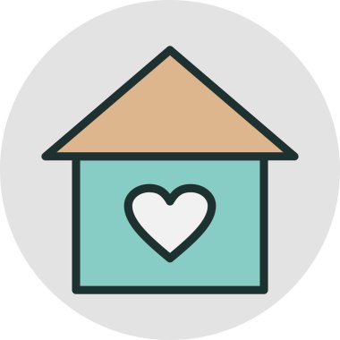 Soyut arkaplanda izole edilmiş favori simge 