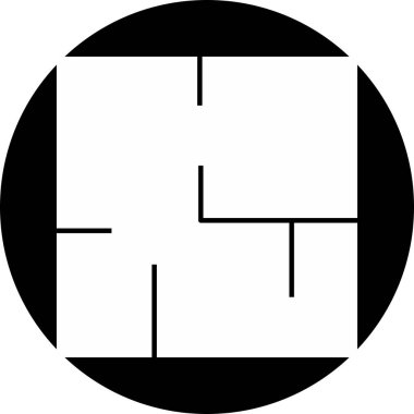  Soyut arkaplanda plan simgesi izole edildi