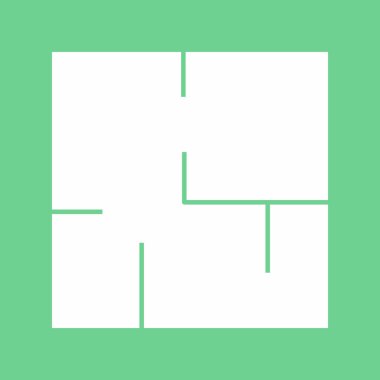  Soyut arkaplanda plan simgesi izole edildi