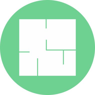  Soyut arkaplanda plan simgesi izole edildi