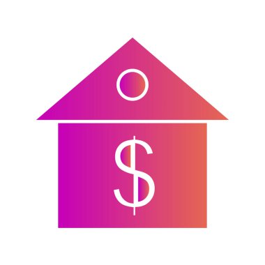 Kredi simgesi soyut arkaplanda izole edildi 