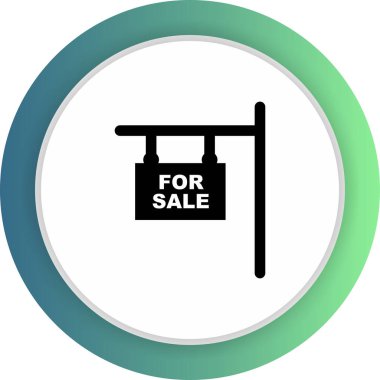 Kiralama simgesi soyut arkaplanda izole edildi