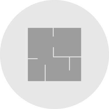  Soyut arkaplanda plan simgesi izole edildi