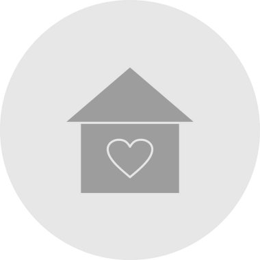 Soyut arkaplanda izole edilmiş favori simge 