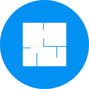  Soyut arkaplanda plan simgesi izole edildi