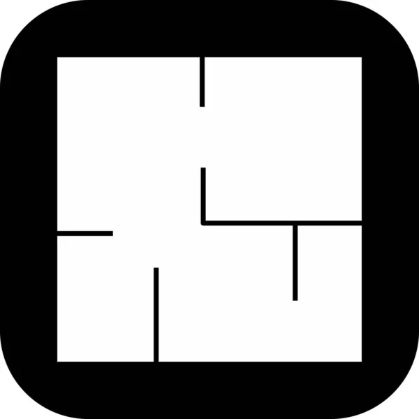 Plan ikon isolerad på abstrakt bakgrund — Stock vektor