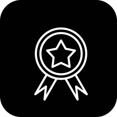 Ödül simgesi soyut arkaplanda izole edildi