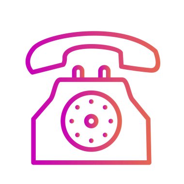 telefon simgesi soyut arkaplanda izole edildi