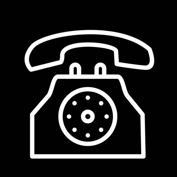 Телефон іконка ізольована на абстрактному фоні — стоковий вектор