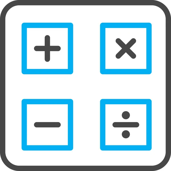 Calculator  icon isolated on abstract background — ストックベクタ
