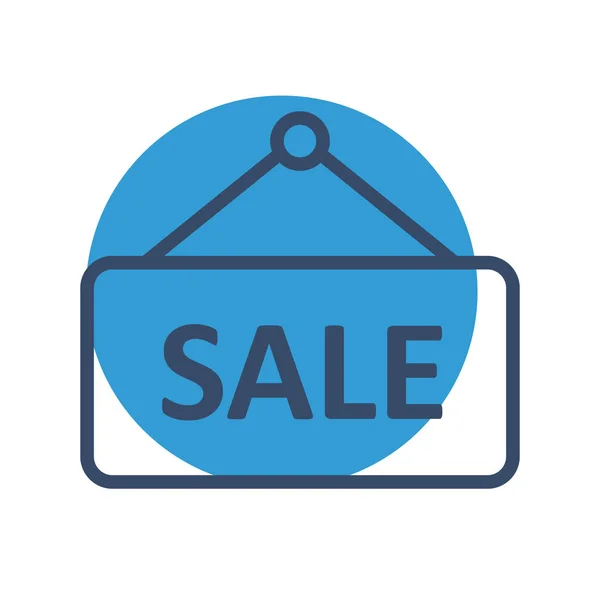 Sale  icon isolated on abstract background — 스톡 벡터