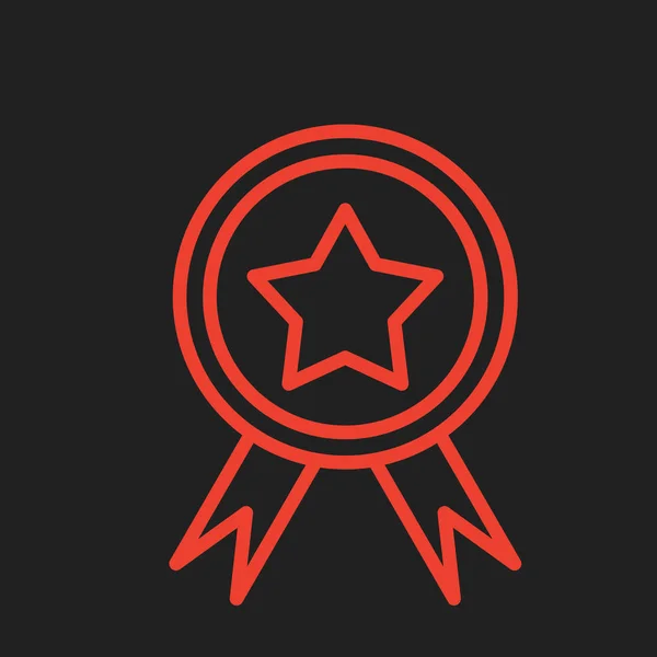 Award Icon Isolated Abstract Background — ストックベクタ