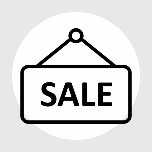 Ícone de venda isolado em fundo abstrato —  Vetores de Stock