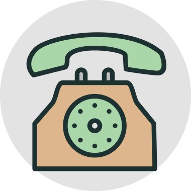 telefon simgesi soyut arkaplanda izole edildi