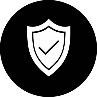 Kalkan Simgesi Soyut Arka Gruplandırmada İzole Edildi