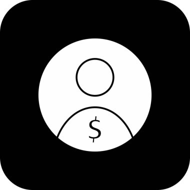 Soyut arkaplan grubunda izole edilmiş hesap simgesi