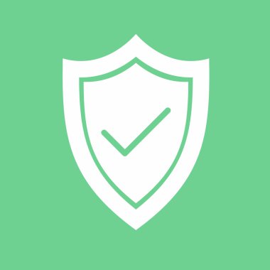 Kalkan Simgesi Soyut Arka Gruplandırmada İzole Edildi