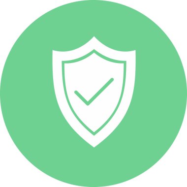 Kalkan Simgesi Soyut Arka Gruplandırmada İzole Edildi