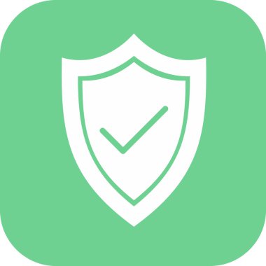 Kalkan Simgesi Soyut Arka Gruplandırmada İzole Edildi