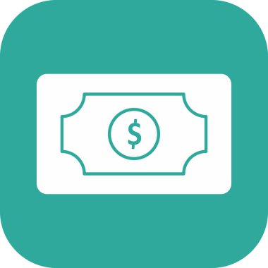 Para Birimi Not simgesi soyut bir grupta izole edildi