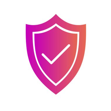 Kalkan Simgesi Soyut Arka Gruplandırmada İzole Edildi