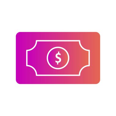 Para Birimi Not simgesi soyut bir grupta izole edildi